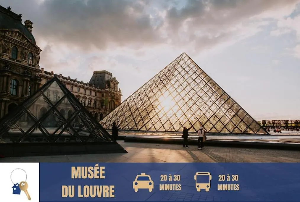 דירות ווילג'וף Direct Access To Paris - 6 Guests 0*,